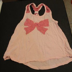 Pony Tails Girls Pink Tank Top M 7-8 (B)